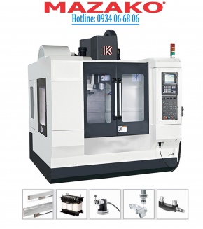 Máy phay CNC Đài Loan V70 MAZAKO - BT40 - Fanuc 0iMF Plus